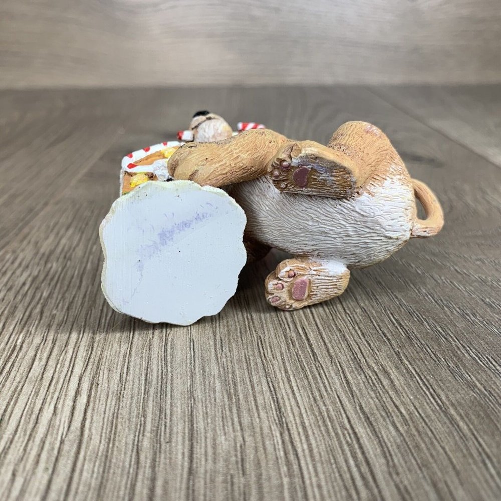 Danbury Mint The Baby Animal Ornaments Lion Cub W/Gingerbread House - Picture 5 of 6